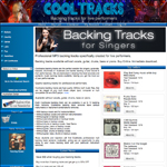 ecommerce website design for Cooltracks