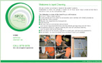 ecommerce web site design for Ispot Cleaning services