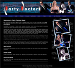 e-commerce website design for Party Doctors