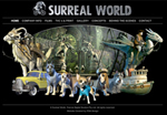 ecommerce web site design for Surreal World