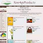 ecommerce website design project for New age products