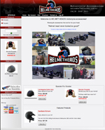 online shop design for helmetheads